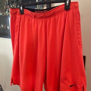 Nike Dri-fit shorts orange
